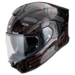 Scorpion Exo-530 Air Fond Negro Rojo - Imagen 2