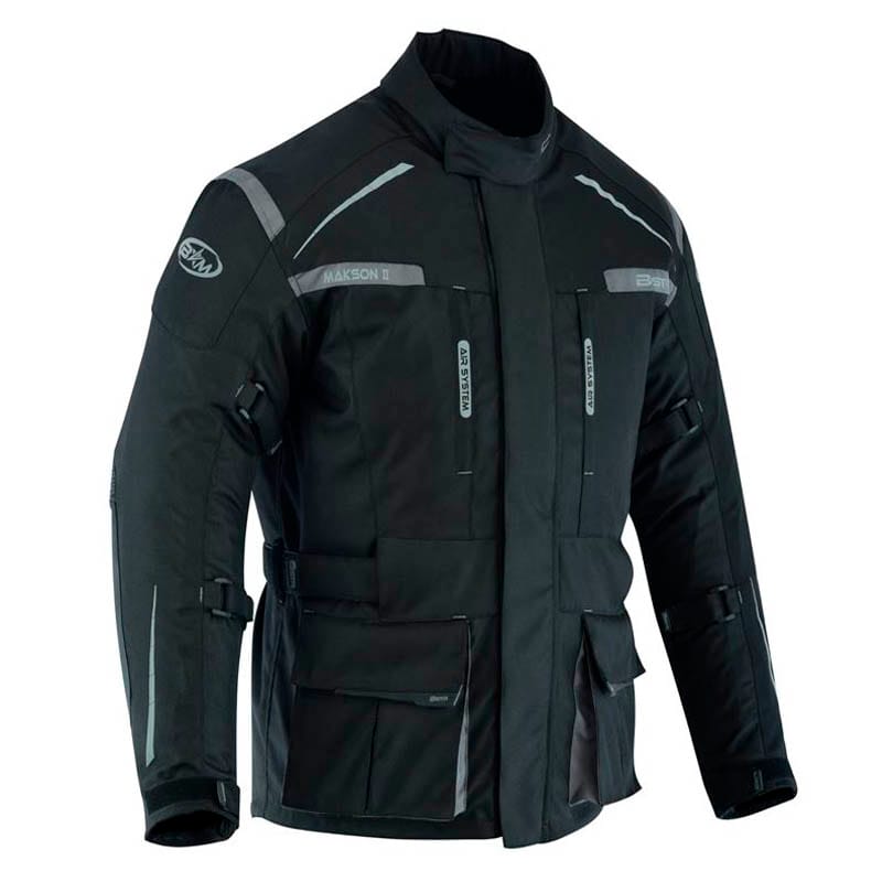 Chaqueta BSTAR Makson II Negro Bstar Makson 2 Negro - Chaqueta Moto de Invierno para Hombre - Imagen 1