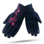 Degend Lady 1 Negro Rosa - Guantes Moto de Invierno