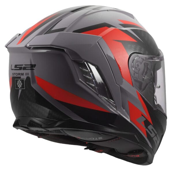 Casco LS2 FF818 Storm III Dynamo Rojo - Imagen 6