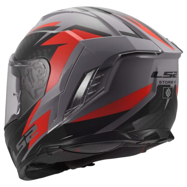 Casco LS2 FF818 Storm III Dynamo Rojo - Imagen 4