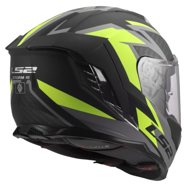 Casco LS2 FF818 Storm III Dynamo Amarillo Mate - Imagen 6