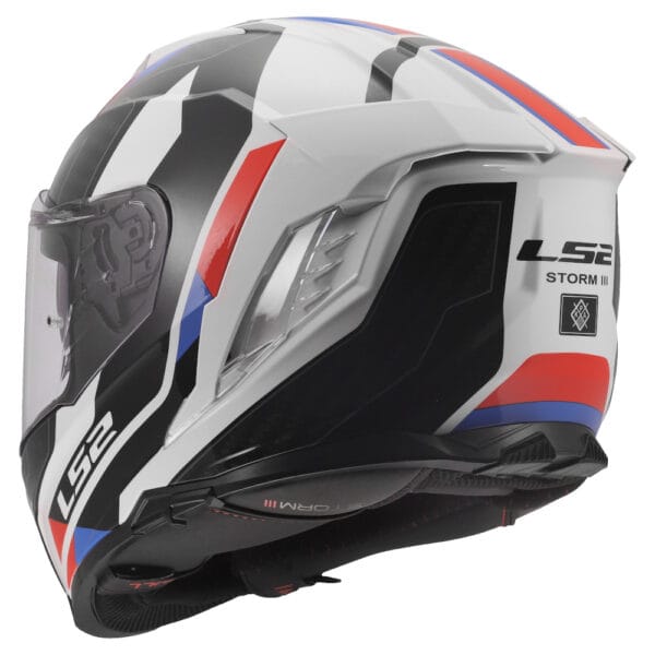 Casco LS2 Storm 3 Sporty Azul Rojo - Imagen 6