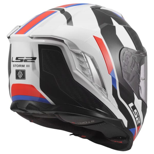 Casco LS2 Storm 3 Sporty Azul Rojo - Imagen 4