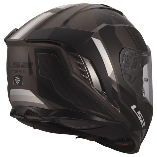 Casco LS2 Storm 3 Sporty Gris - Imagen 5